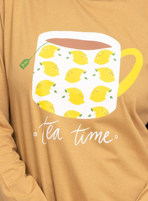 Biscuit Printed Long - Sleeve Design 7 - Khotwh